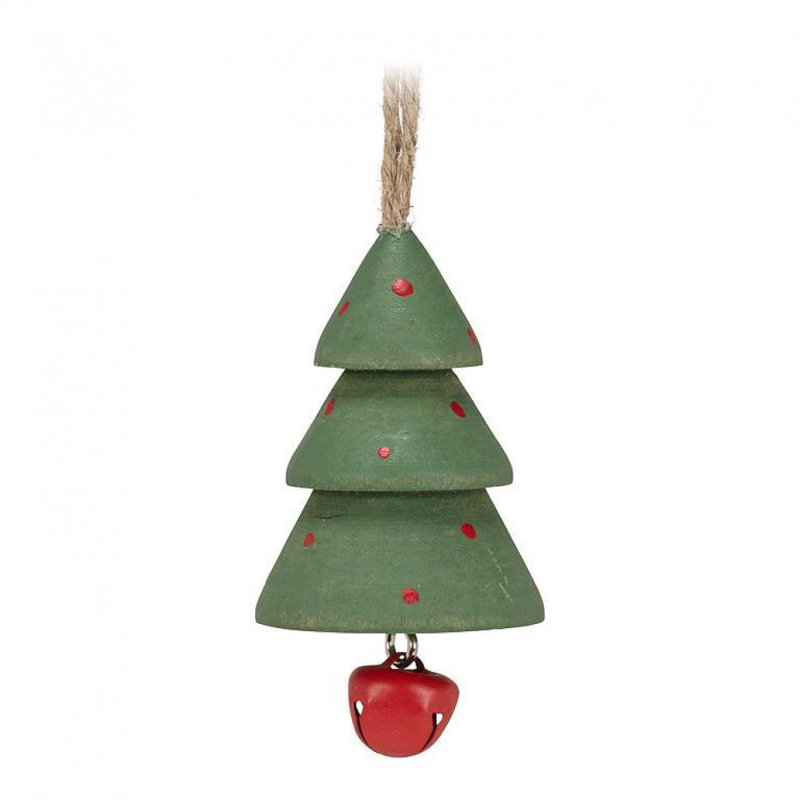 Small Tree With Bell Ornament