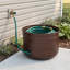 Support de boyau d'arrosage en acier martelé - Trous de drainage - Bronze-138138784