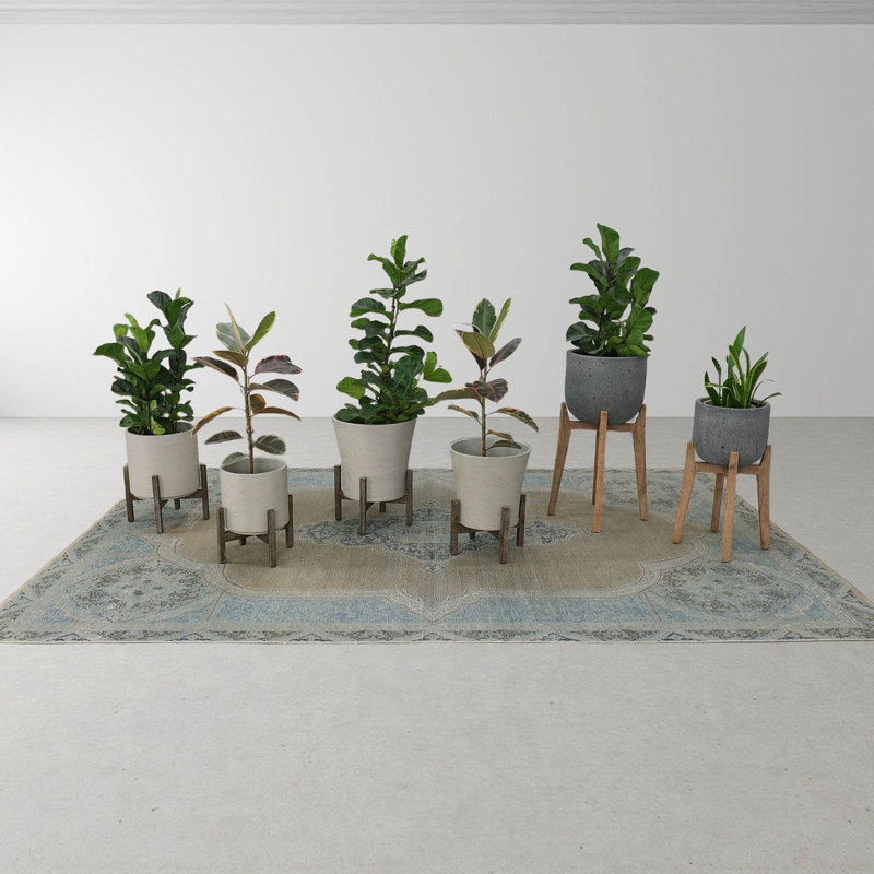Marqueeta Standing Pot, 18.1" H x 12.89" W x 13.8" D