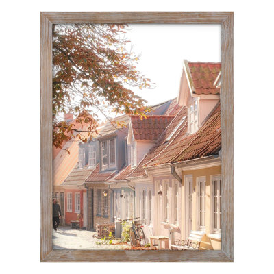 Wall Mount Grey Wood Poster Frame