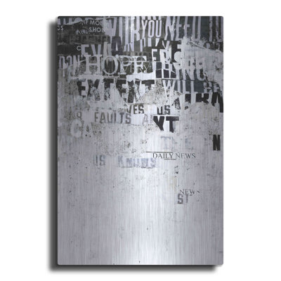 Red Barrel Studio® 'Hope' by Design Fabrikken, Metal Wall Art