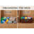 YBM Home Plastic Rattan-Style Storage Basket Organizer, 15.25" H x 10" W x 7.5" D-53161968-53216469