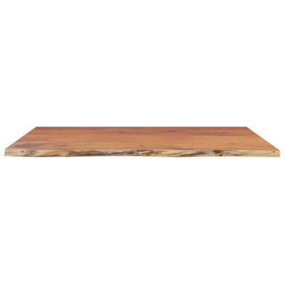 90cm Solid Acacia Wood With A Natural Finish Bathroom Vanity Top