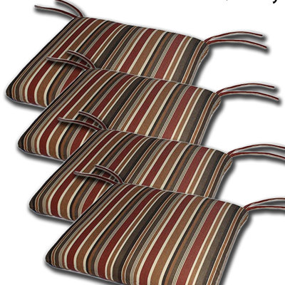 Rehm Sunbrella Outdoor 3'' Dining Chair Cushion