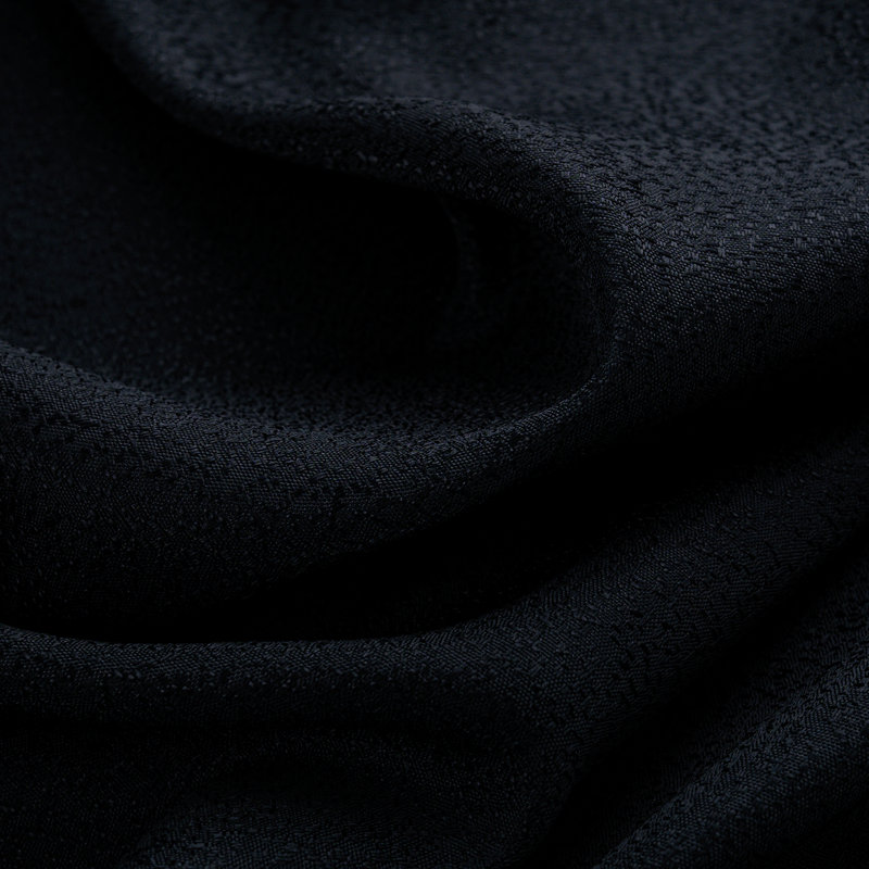 Panneau de rideau simple obscurcissant en polyester Misheel, Noir