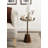 Lodia Round Wood and Metal End Table-887554132-887554135
