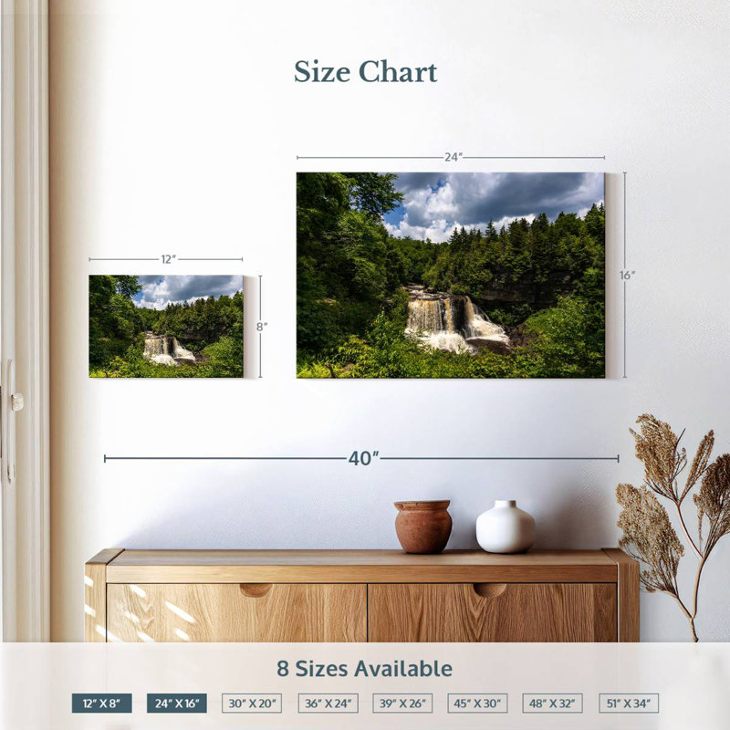 Alvord Blackwater Falls, H 16 po x l 24 po