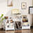 Metal 23.7'' H Media Shelves-673391407