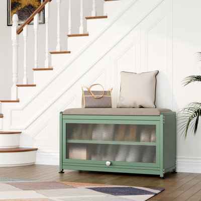 6 Pair Shoe Storage Bench