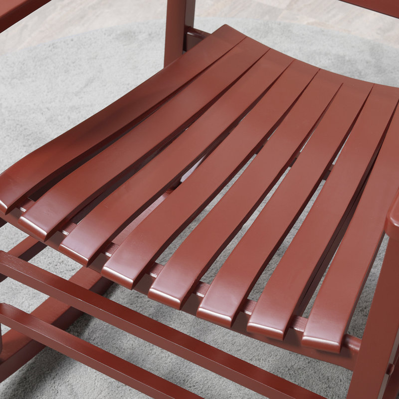 Chaise berçante en bois Smooth Comfort