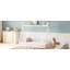 Lit simple en bois pour enfants, lit à plancher bas de style Montessori, cadre de lit en forme de maison pour garçons, adolescents, sans lattes