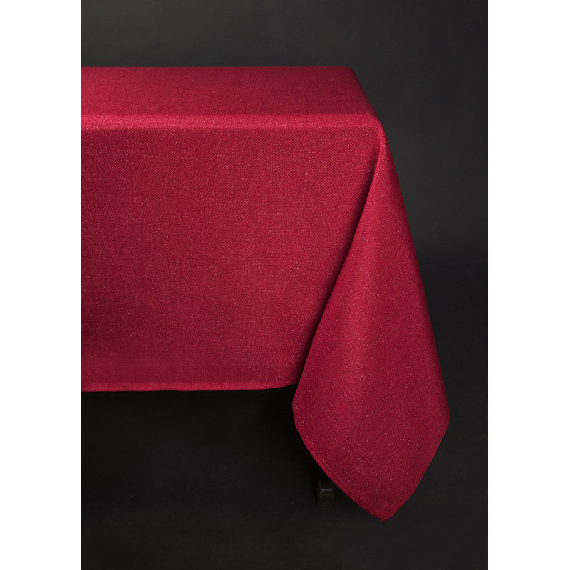 Nappe Sharleen, rouge, L 108 po x l 72 po
