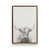 Polished Gold Floater Framed