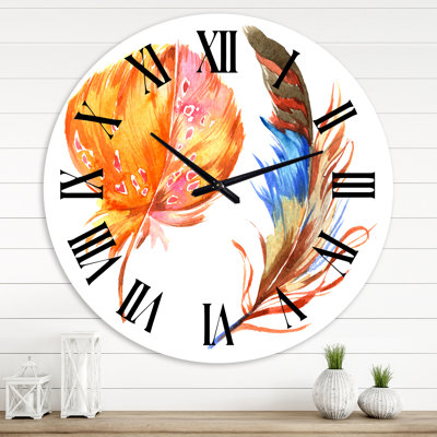 Horloge murale bohème et éclectique