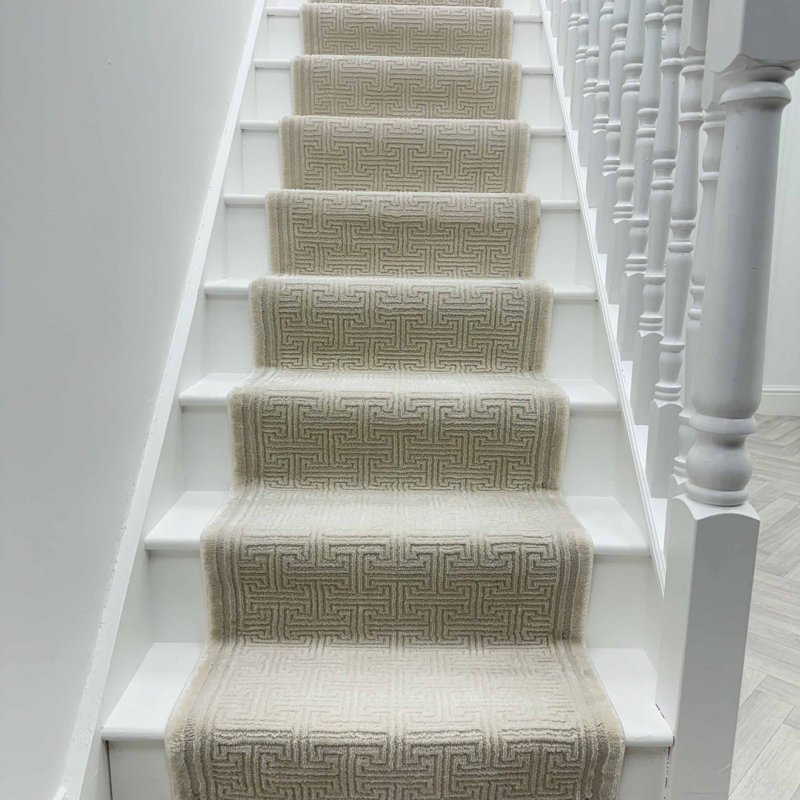 Timeless Beige Stair Runner – Soft, Comfortable & Durable Carpet for Stairs & Staircases, Multiple Lengths