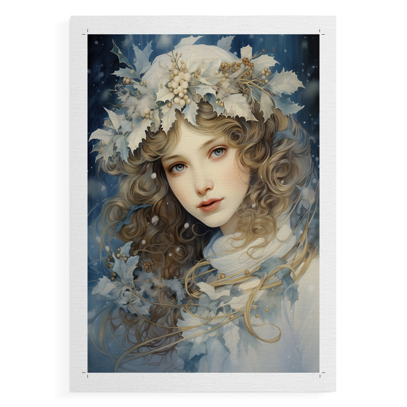 Art de Noël des Fêtes de Noël - Impression sur toile seulement - non encadrée, H 27 po x l 18 po