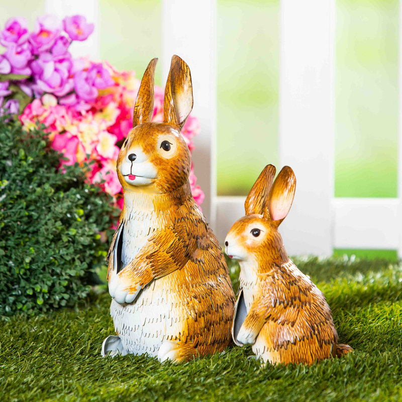 Ensemble de 2 statues de jardin Kelvyn
