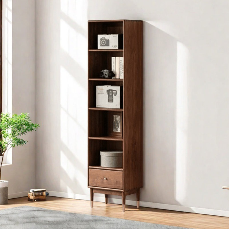 Bibliothèque classique classique pour la maison, (5 tablettes) H 74,8 po x l 17,72 po x P 13,78 po