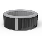 Jleisure Avenli 105 - Jet Vinyl Round Hot Tub in Black