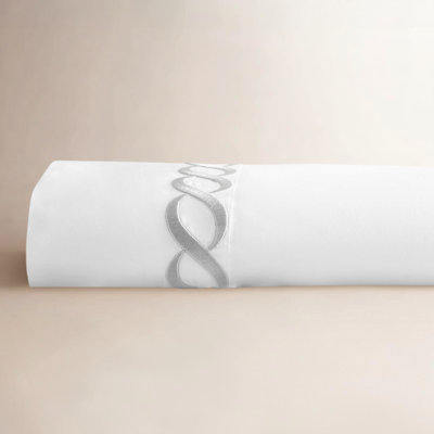 Leno Cotton Blend Percale Flat Sheet