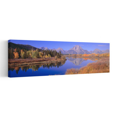 Grand Tétons reflété dans Oxbow Bend, Wyoming