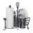 Gourmet Basics by Mikasa Avilla Picnic Plate Napkin and Flatware Storage Caddy with Paper Towel Holder