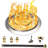 Stainless Steel Fire Pit Burner Pan & Ring with Premium Connection Kit for Natural Gas-110429673