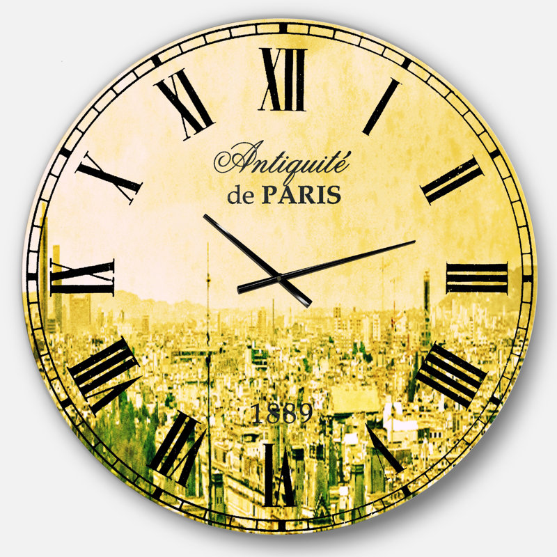 Horloge murale Paris, Surdimensionné