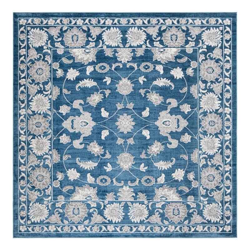 Myatt Blue Rug, Runner 2'7" x 10'