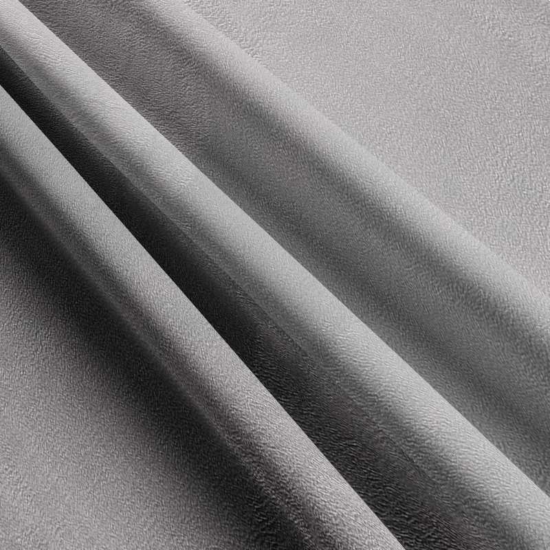 Merly Microfibre Reversible Duvet Cover Set, Grey, Single - 1 Pillowcase (80 x 80 cm)