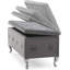 Banc de rangement avec repose-pieds Glam-1072714235