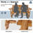 Outdoor High Back Glider Chair Set