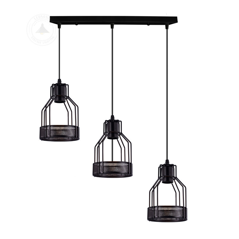 Tyquan 1 - Light Black Kitchen Island Pendant, Yes