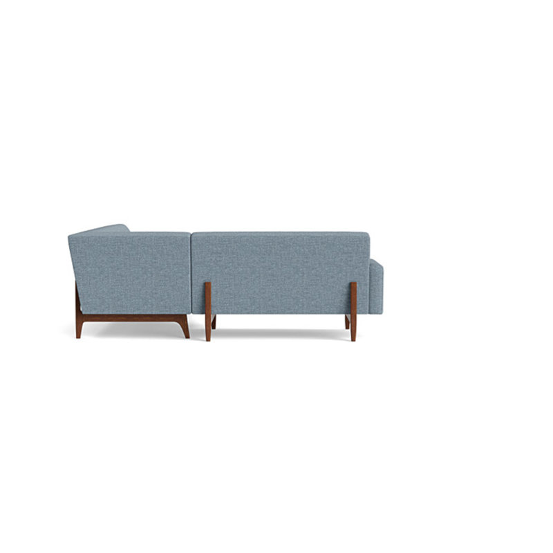 Tyler Sectional, Right Hand Facing, Performance Velvet - Ivy