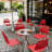  Fully Assembled Plastic Armless Stackable Patio Dining Chairs Set of 2, Stacking Chairs With Metal Frame, Balcony Side Chairs for Indoor & Outdoor Use-319283796