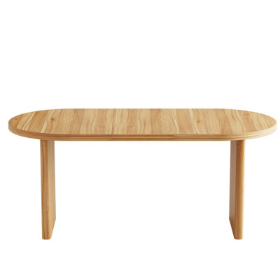 Modern Extendable Dining Table with Removable Leaves