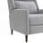 Modern Pushback Manual Recliner with Tapered Legs, Linen Textured Fabric, High Back, and Subtle Channel Detail for Primary Living Room-1287828580