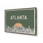 «Atlanta Skyline Peach» par Deny Designs, reproduction d'art-110878595-110878616-110878604