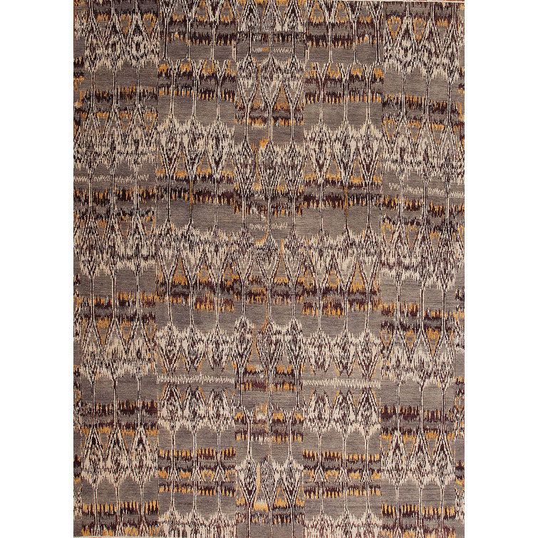 Jazz Hand Knotted Wool Area Rug