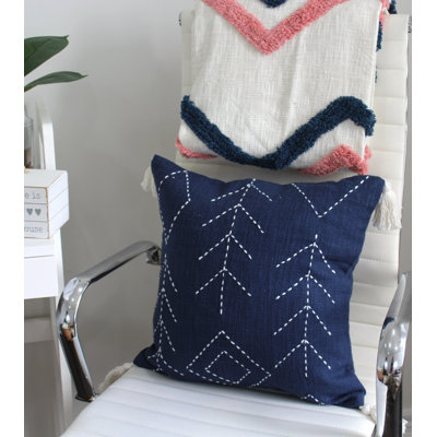 Housse de coussin Designer Kantha