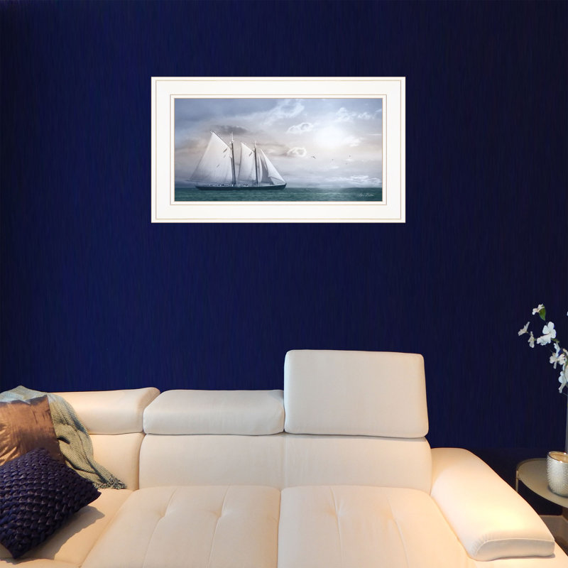 «Adventure on the Seas», art mural encadré pour salon, reproduction murale encadrée par Lori Deiter