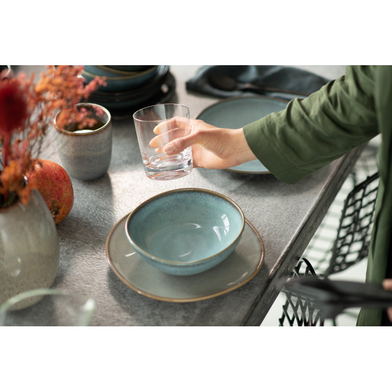 Villeroy & Boch Lave Glace Rice Bowl, Turquoise