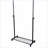 Coat Racks, 66” Tall Metal Coat Rack with Wheels - Black | Black | Coat Racks
