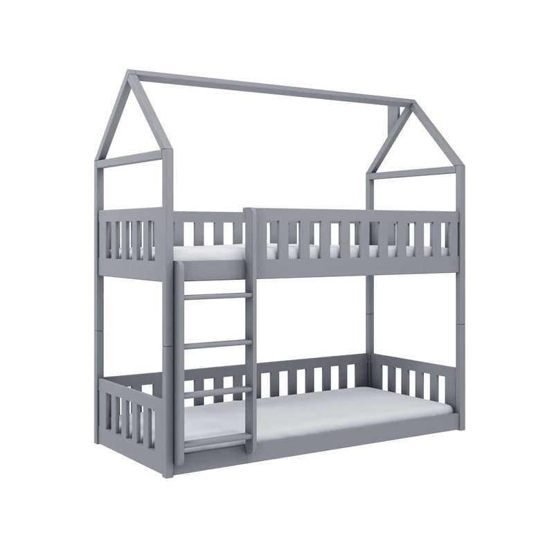 Bunk Bed House Beds, Grey