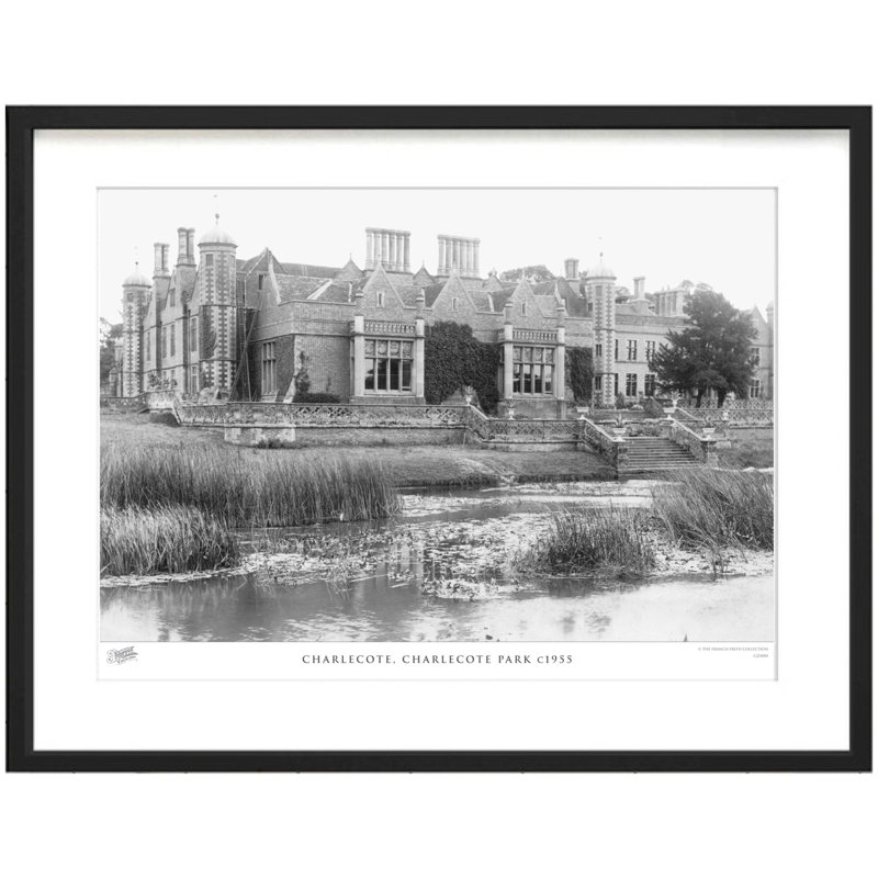 Charlecote, Charlecote Park C1955 by Francis Frith - Single Picture Frame Print, 45cm H x 60cm W x 2.3cm D