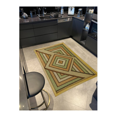 Tapis beige tissé traditionnel Mosso