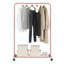 Portant à vêtements standard avec tablettes de rangement, range-vêtements sur roulettes-688287174