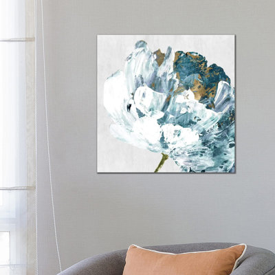 Rhinestone Flower I by Eva Watts - Painting on Canvas