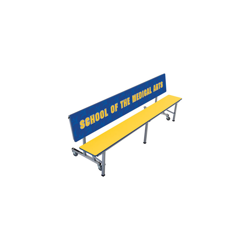 Banc mobile convertible, H 29 po x l 84 po