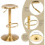 Juddson Adjustable Bar Stools Set of 2, Swivel Round Metal Airlift Barstools, Backless Counter Height Bar Chairs for Kitchen Dining Room Pub Cafe-1718379911-1662784327